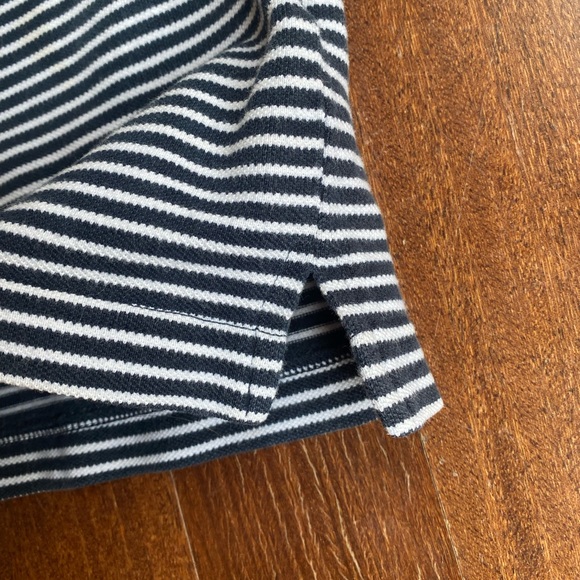 Vintage | Liz & Co. Cropped Striped Tee - Picture 3 of 6